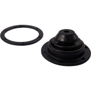 Kabelgjennomføring sort 140 mm