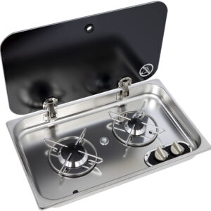 Stainless Steel Hob 2 gasskoketopp